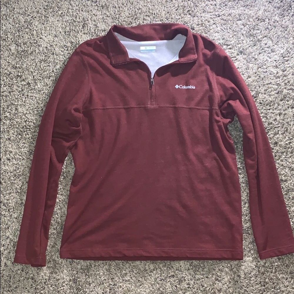 Men’s Columbia Quarter Zip Long sleeve